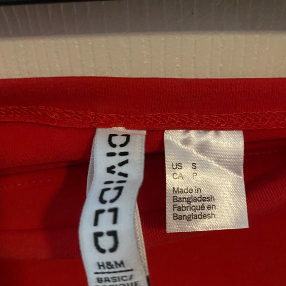 Size S H&M red tube top - Picture 2 of 2